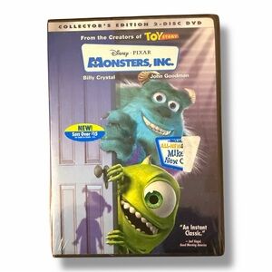 Disney Pixar Monsters, Inc. 2002 Collector's Edition DVD NEW Factory Sealed NOS